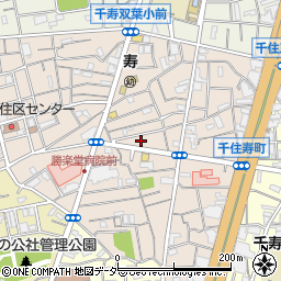 東京都足立区千住寿町20周辺の地図