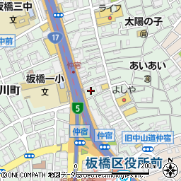 東京都板橋区仲宿59周辺の地図