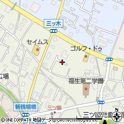 東京都武蔵村山市三ツ藤2丁目11周辺の地図