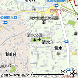 清水神社周辺の地図