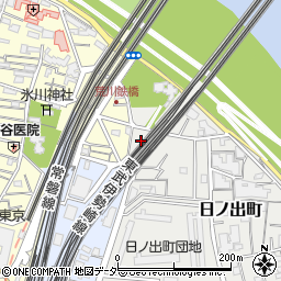 東京都足立区日ノ出町43周辺の地図