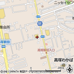 ウエルシア　松戸高塚薬局周辺の地図
