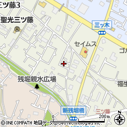 東京都武蔵村山市三ツ藤3丁目51-20周辺の地図