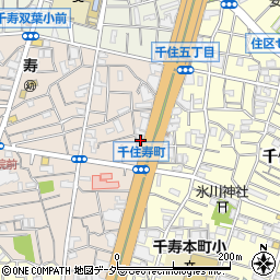 東京都足立区千住寿町34周辺の地図
