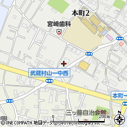 東京武蔵村山ロータリークラブ周辺の地図