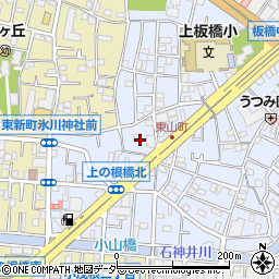 東京都板橋区東山町36周辺の地図