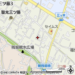 東京都武蔵村山市三ツ藤3丁目51-21周辺の地図