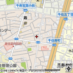東京都足立区千住寿町30周辺の地図