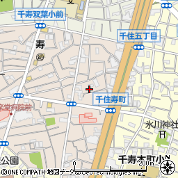 東京都足立区千住寿町31周辺の地図