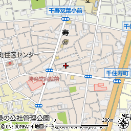 東京都足立区千住寿町21周辺の地図