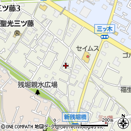 東京都武蔵村山市三ツ藤3丁目51-22周辺の地図