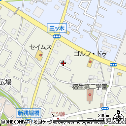 東京都武蔵村山市三ツ藤2丁目11-11周辺の地図