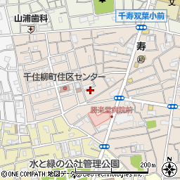 東京都足立区千住柳町10周辺の地図