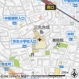 東京都板橋区弥生町19周辺の地図