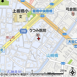 東京都板橋区東山町11周辺の地図