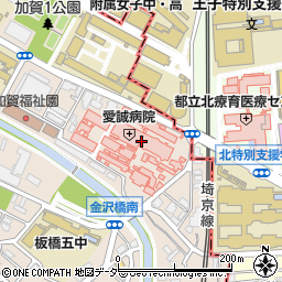 東京都板橋区加賀1丁目3-1周辺の地図