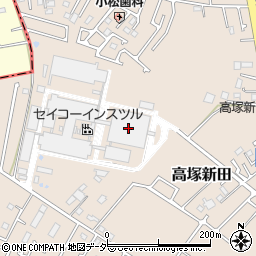 セイコーインスツル株式会社　高塚事業所周辺の地図