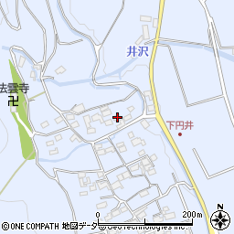 山梨県韮崎市円野町下円井1538周辺の地図
