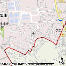 千葉県松戸市栗山95周辺の地図