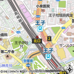 東京都北区王子1丁目10周辺の地図
