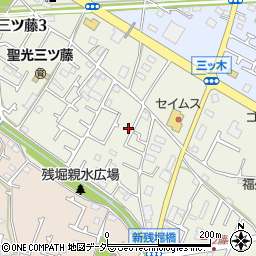 東京都武蔵村山市三ツ藤3丁目51-11周辺の地図