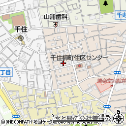 東京都足立区千住柳町19周辺の地図