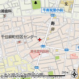 東京都足立区千住柳町8-3周辺の地図