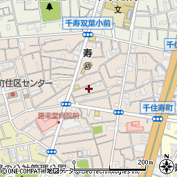 東京都足立区千住寿町22周辺の地図