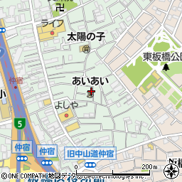 東京都板橋区仲宿32周辺の地図