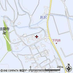 山梨県韮崎市円野町下円井1539周辺の地図