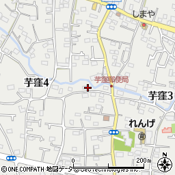 東京都東大和市芋窪周辺の地図