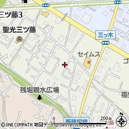 東京都武蔵村山市三ツ藤3丁目51-10周辺の地図