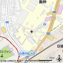 千葉県成田市飯仲36-2周辺の地図