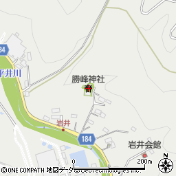 勝峰神社周辺の地図