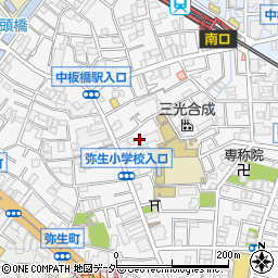 東京都板橋区弥生町21周辺の地図