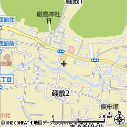 東京都東大和市蔵敷2丁目460周辺の地図