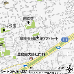 練馬春日町４丁目第３アパート４号棟周辺の地図