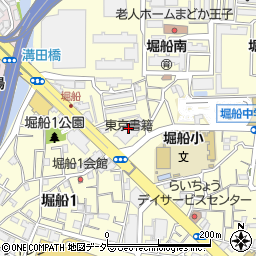 東京書籍株式会社　教科書の小売周辺の地図