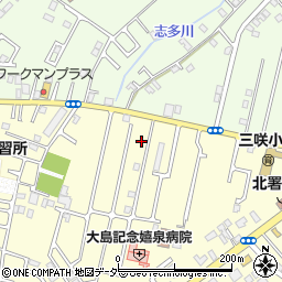 千葉鎌ケ谷松戸線周辺の地図