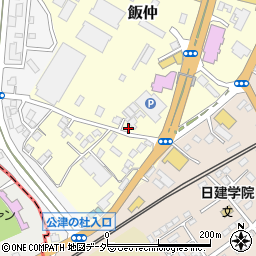 千葉県成田市飯仲15-16周辺の地図