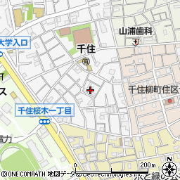 東京都足立区千住元町13周辺の地図