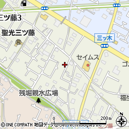 東京都武蔵村山市三ツ藤3丁目51-9周辺の地図