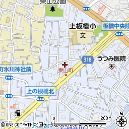 東京都板橋区東山町37周辺の地図