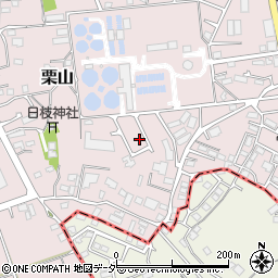 千葉県松戸市栗山230周辺の地図