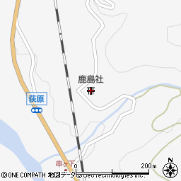 鹿島社周辺の地図