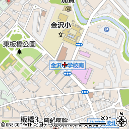 ファミリーマート板橋加賀二丁目店周辺の地図