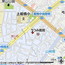 東京都板橋区東山町14周辺の地図