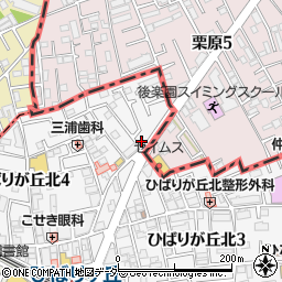 肉×クラフトビール ムサシノバル ひばりヶ丘店周辺の地図