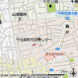 東京都足立区千住柳町25周辺の地図