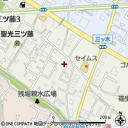 東京都武蔵村山市三ツ藤3丁目51-8周辺の地図